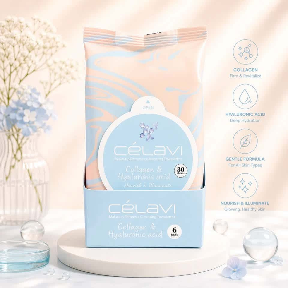 Collagen & Hyaluronic Acid Make-Up Wipes