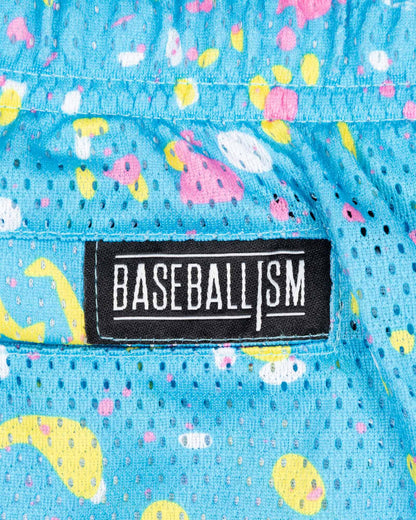 Pitchers That Paint Diamond Pro Mesh Shorts (Blue)