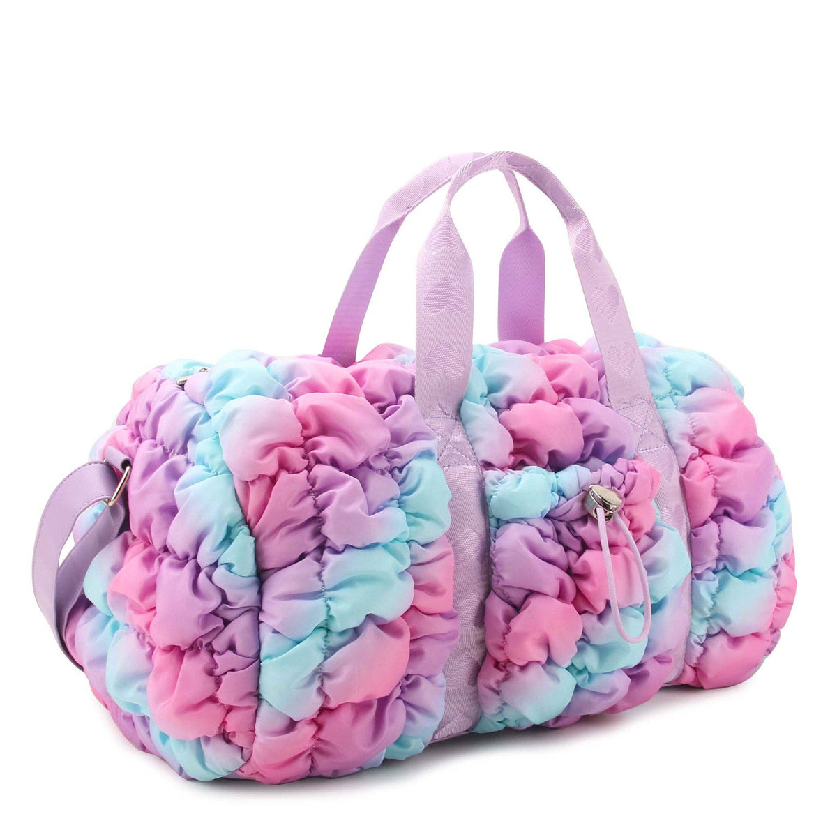 Quilted Scrunchies Ombré Large Barrel Duffle Bag