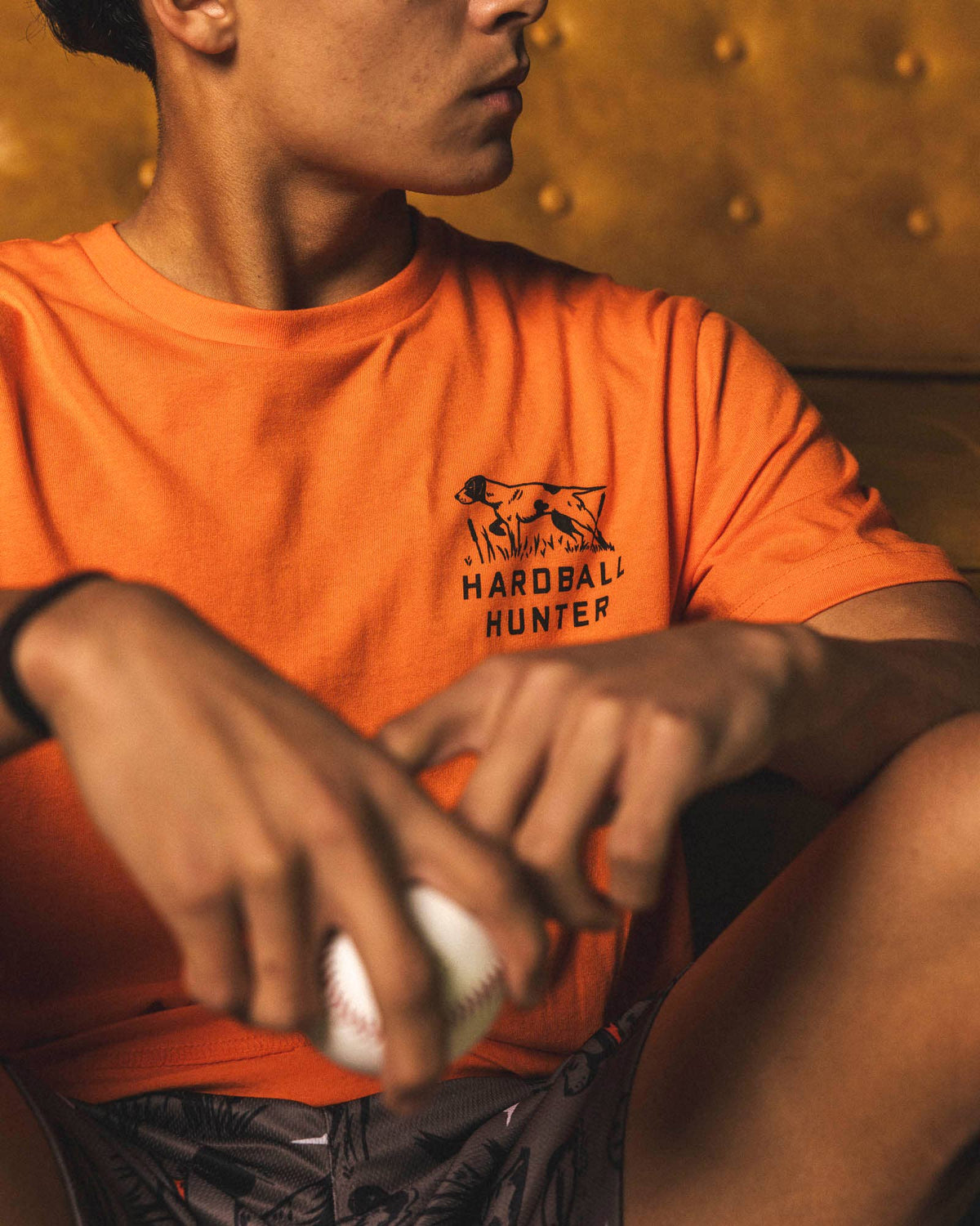 Hardball Hunter Hunting Badge T-Shirt