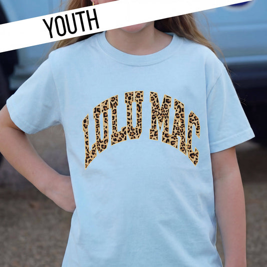 Leopard Chambray Comfort Colors Tee