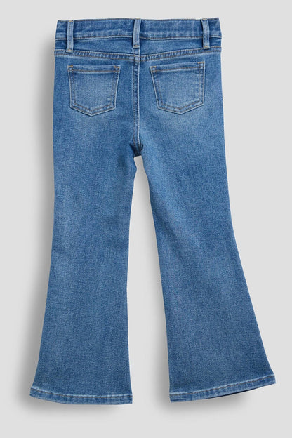 Baby Girls Rhinestone Flare Jeans-BP284602