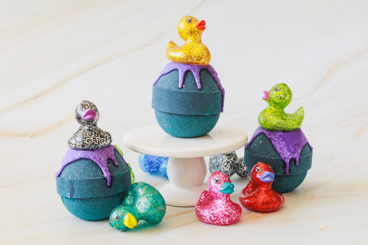 Disco Duck Bath Bomb - Bath Bombs with Toy