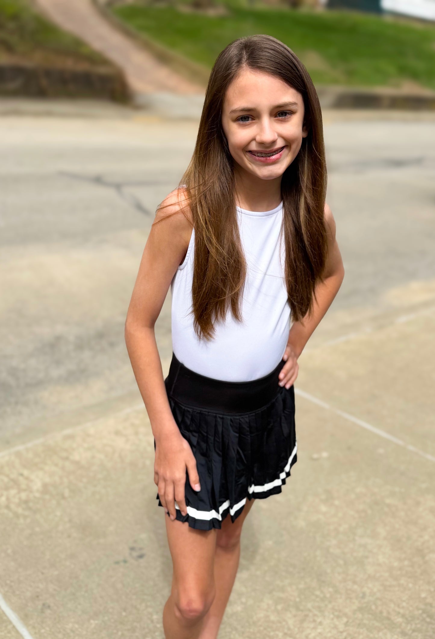 Lux Tank & Pleated Tennis Skort Set