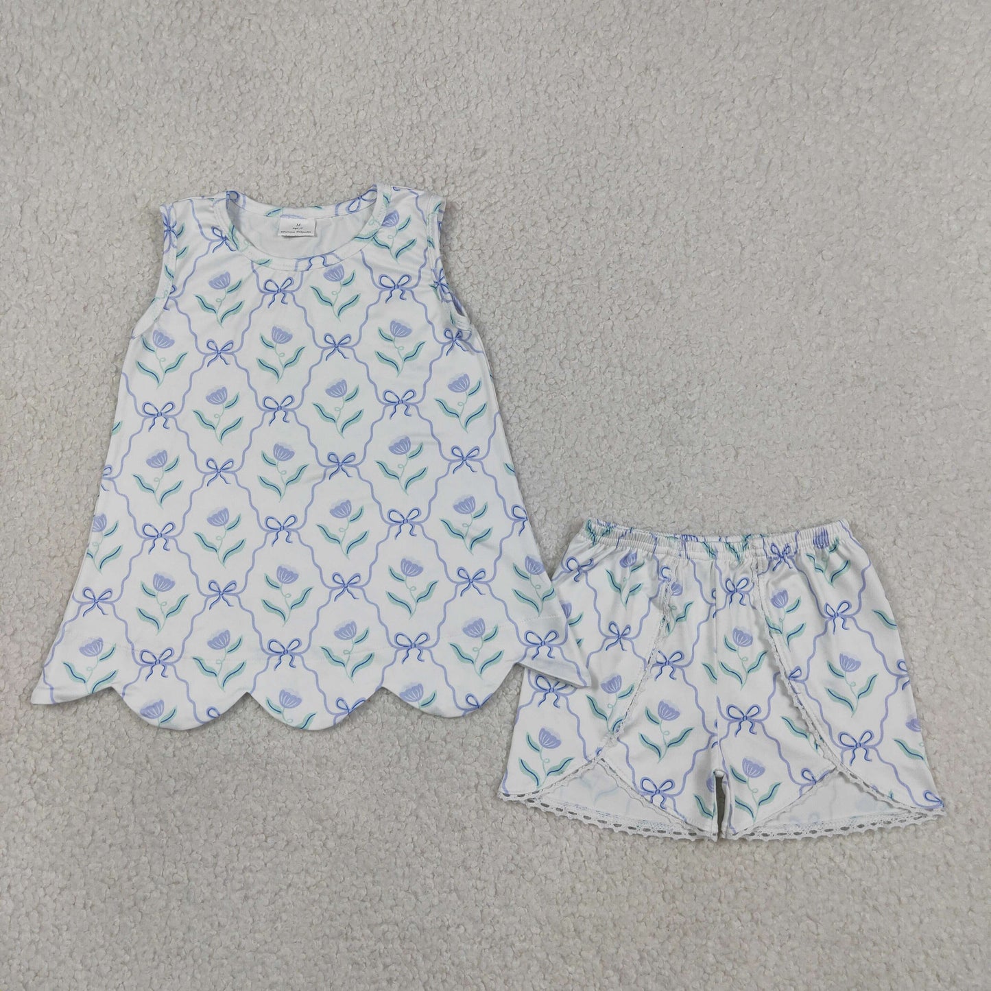 Purple Floral Set