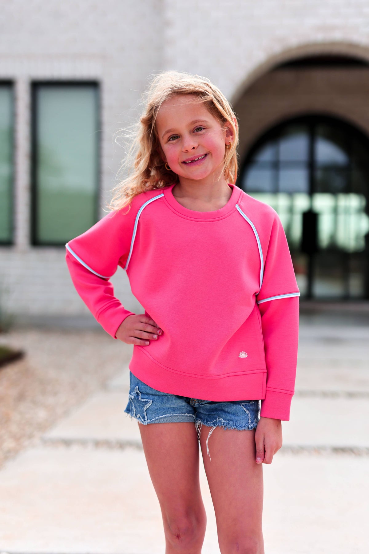 Do Your Best Coral Pullover