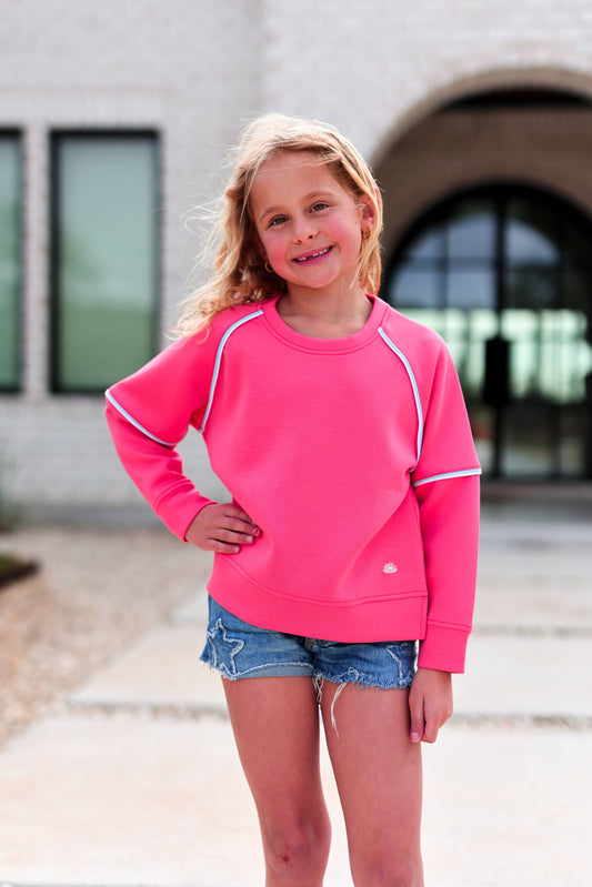Do Your Best Coral Pullover