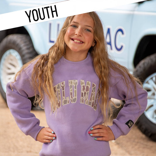 Lavender Camo Sweatshirt