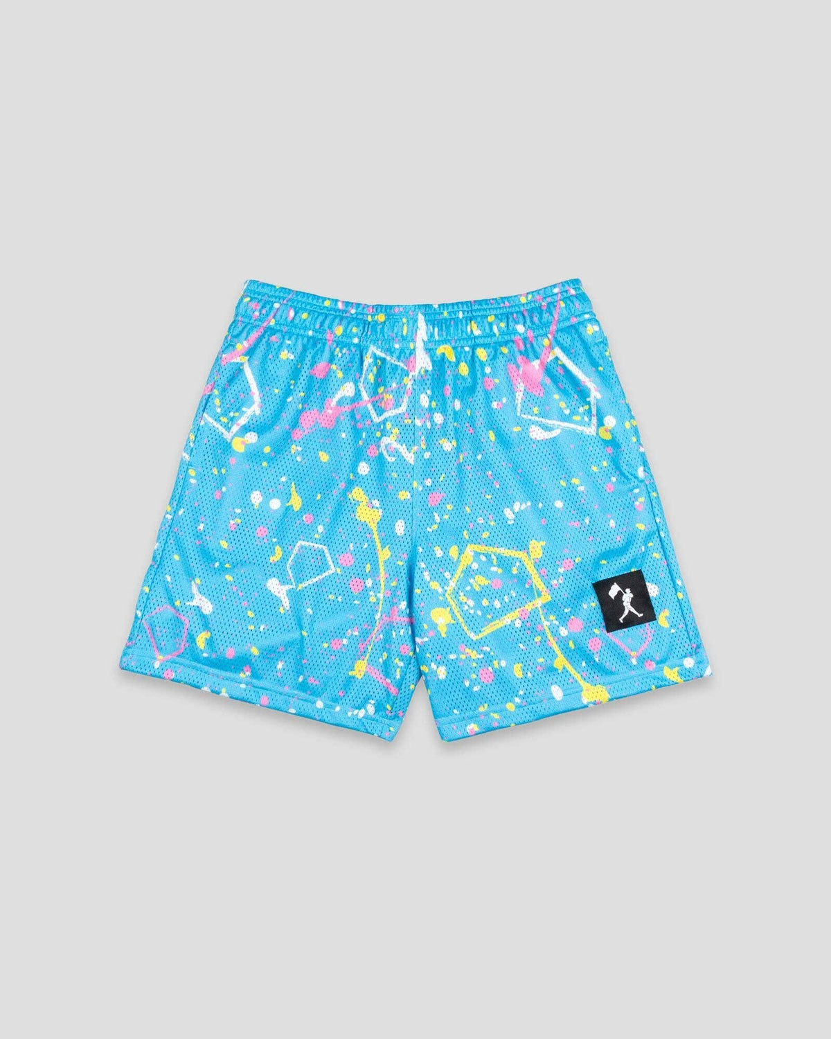 Pitchers That Paint Diamond Pro Mesh Shorts (Blue)