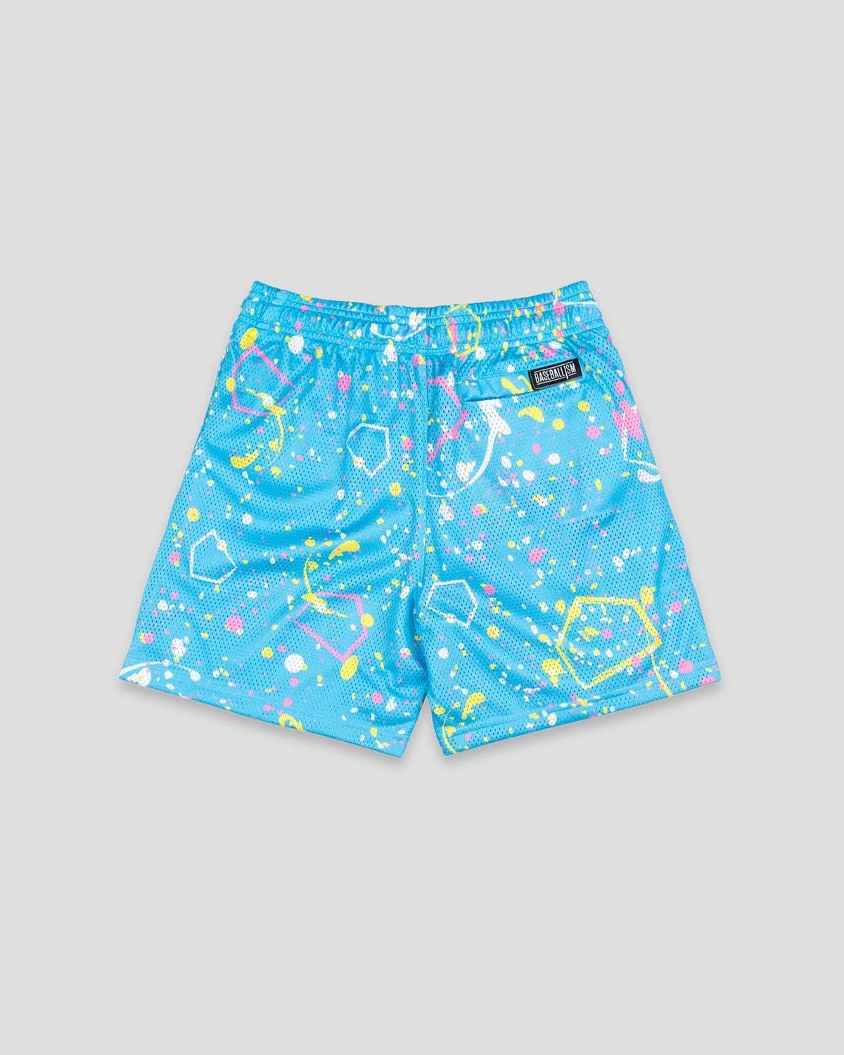 Pitchers That Paint Diamond Pro Mesh Shorts (Blue)