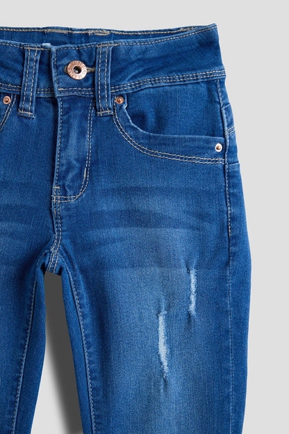 Girls Wannabettafit Mid-Rise Mega Cuff Skinny Jean-GP218953