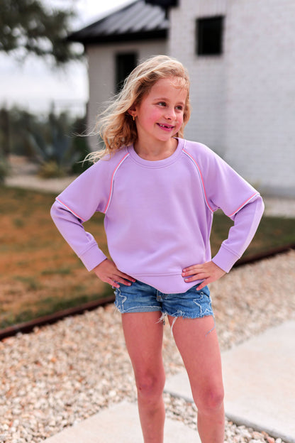 Do Your Best Lilac Pullover
